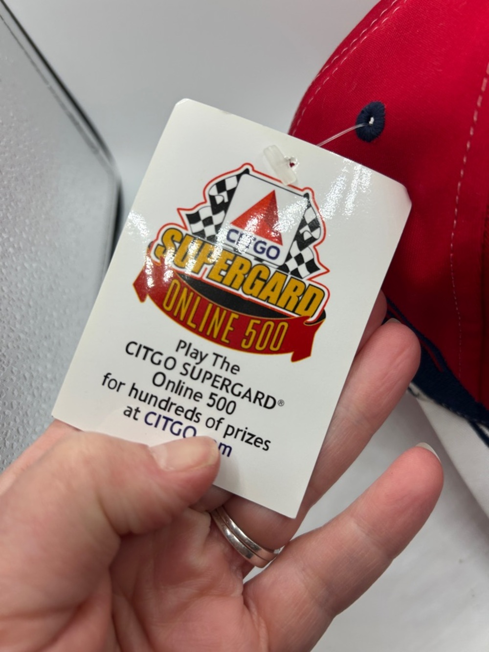 superdown Red and White Racing Cap - Picture 4 of 10